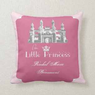 Royal Princess Pink Baby Girl Keepsake Pillow