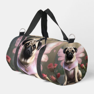 Royal Pug: The Princess Fairy of Enchanted Realms Duffle Bag