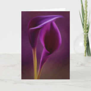 Royal Purple Christmas Card