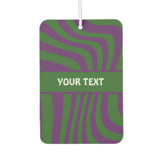 Royal Purple Colour with Custom Text Air Freshener