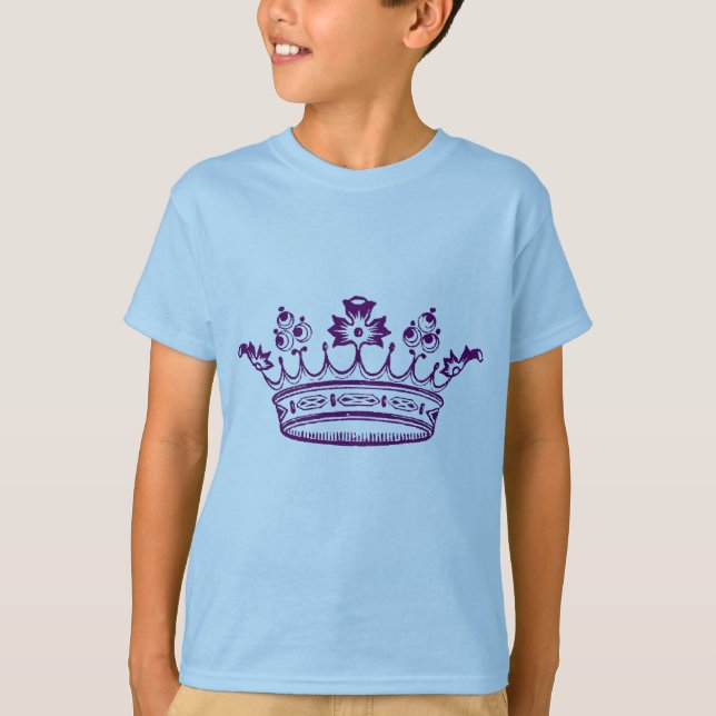 Royal Purple Crown T-Shirt (Front)