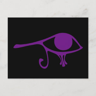 Royal Purple Eye of Horus Postcard
