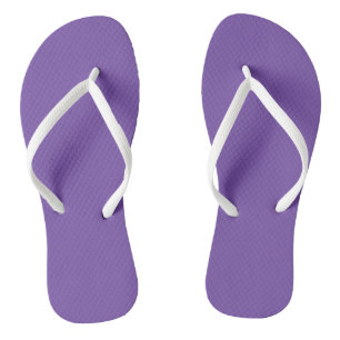 Royal Purple Flip Flops