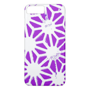 Royal purple geometric pattern Case-Mate iPhone case