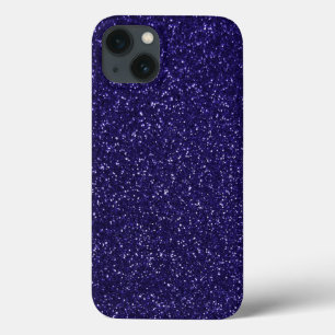 Royal Purple Glitter Effect iPhone 13 Case