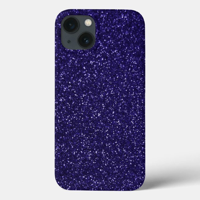 Royal Purple Glitter Effect Case-Mate iPhone Case (Back)