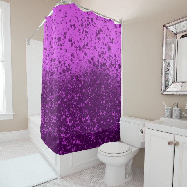 Royal Purple Monochromatic Splatter (In Situ)
