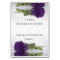 Royal Purple Rose Wedding DIY Fold Place Card