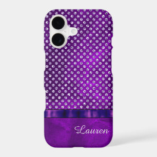 Royal Purple Silver Gem Personalized