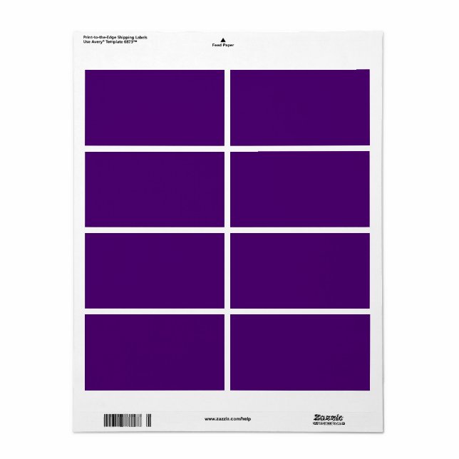 Royal purple (solid colour)  (Full Sheet)