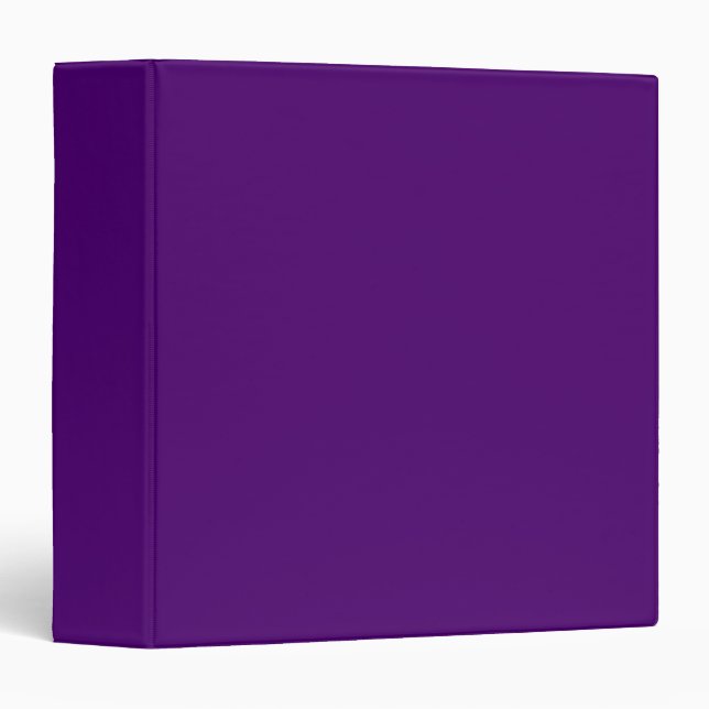 Royal purple (solid colour)  binder (Front/Spine)