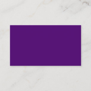 Royal purple (solid colour) business card
