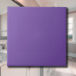 Royal Purple Solid Colour | Classic Elegant Tile<br><div class="desc">Royal Purple Solid Colour | Classic | Elegant | Trendy | Stylish | Gift</div>