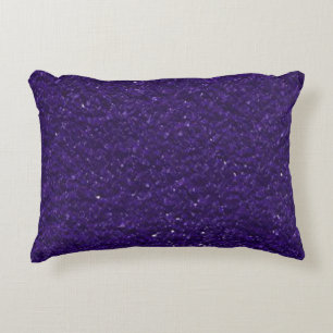 Royal Purple Texture Accent Pillow