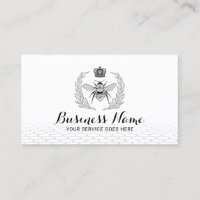 Royal Queen Bee & Vintage Laurel Wreath Logo