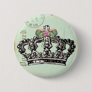 RoYaL QUeeN CRoWN 2 Inch Round Button