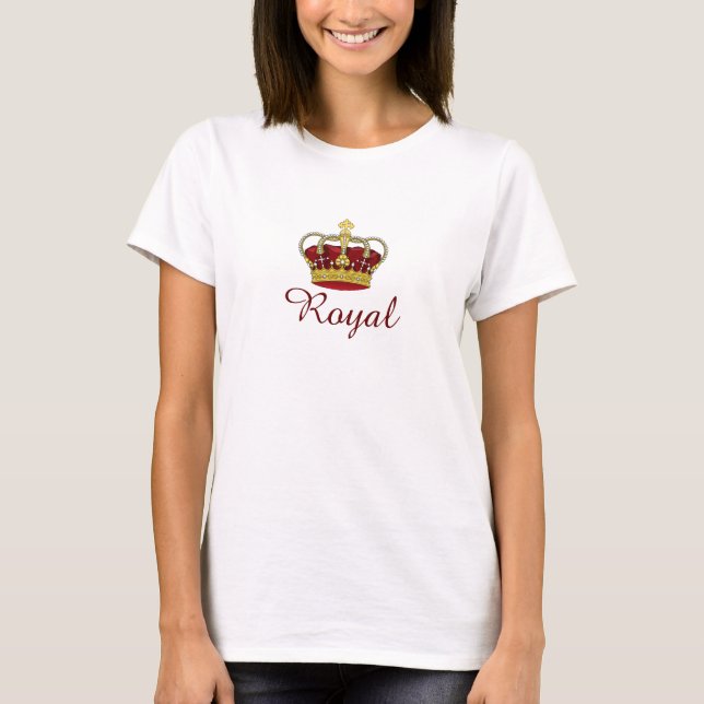 Royal queen crown T-Shirt (Front)