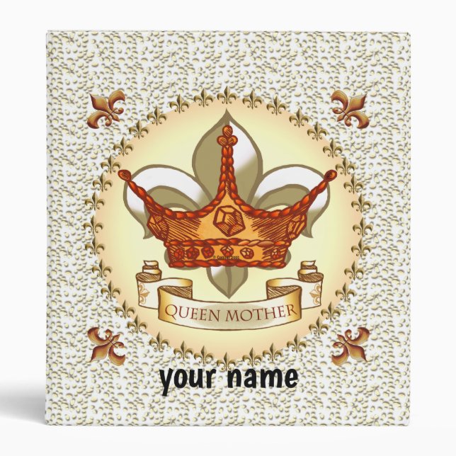 Royal Queen Mother custom  binder (Front)