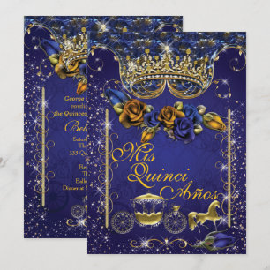 Royal Quinceañera and Sweet 16 Party Invitations