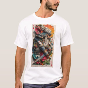 Royal Rebellion – Samurai Card Warriors Art Print  T-Shirt