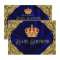 Royal Red Blue and Gold Crown Baby Shower