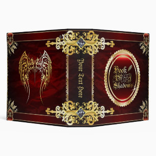 Royal Red Medieval Witchcraft Book Of Shadows Binder