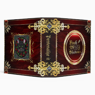 Royal Red Medieval Witchcraft Book Of Shadows Binder