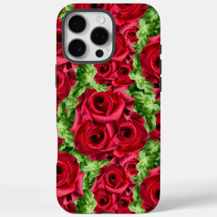 Royal Red Roses Regal Romance Crimson Lush Flowers iPhone 16 Pro Max Case
