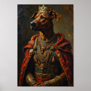 Royal Rhodesian Ridgeback Portrait Poster
