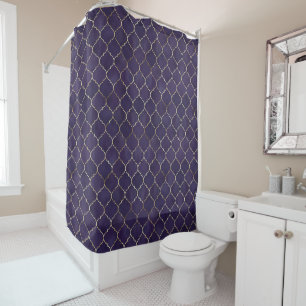 Royal Rhythms: Purple Andalusian Moroccan Geometry