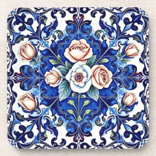 royal rose mosaic coaster