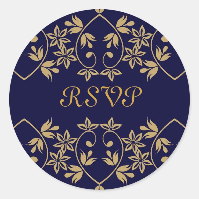 Royal RSVP Stickers (Front)