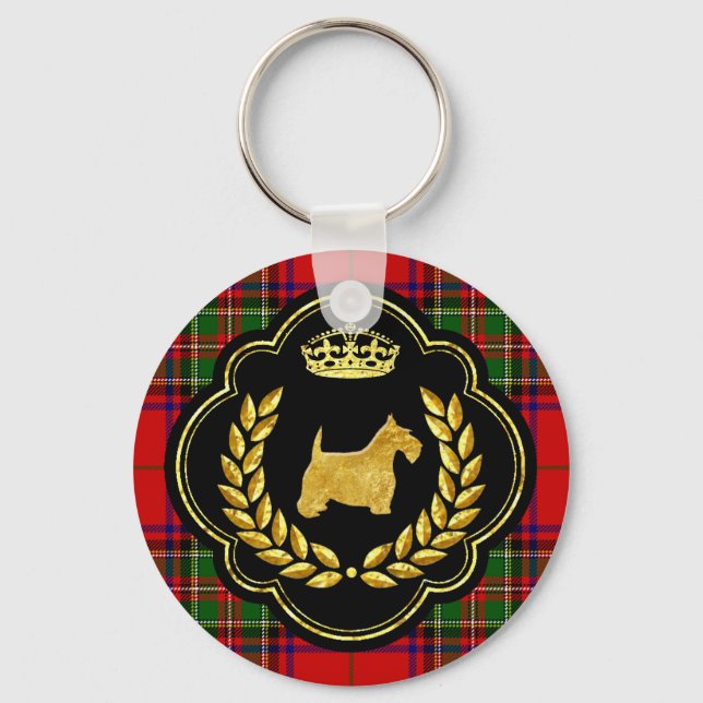 Royal Scottie Keychain (Front)