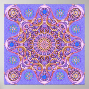 Royal Seal Mandala Poster