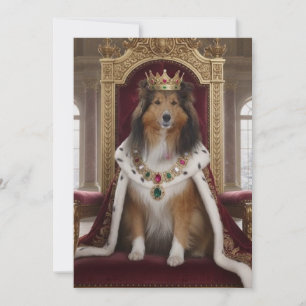 Royal Sheltie Invitation