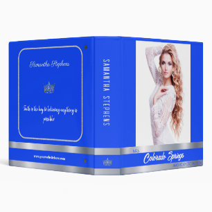 Royal Shine Custom Pageant Notebook Binder