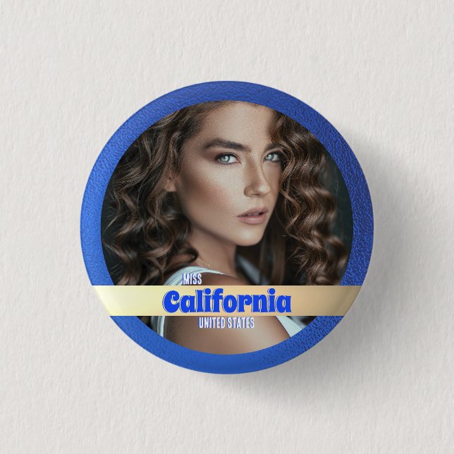 Royal Shine Pageant Photo Button (Front)