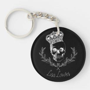 Royal Skull Keychain