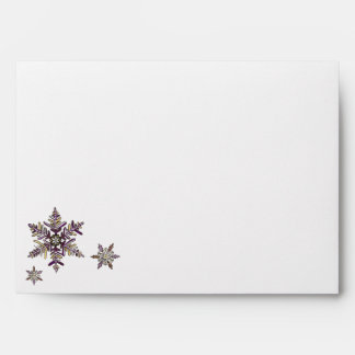 Royal Snowflake Customizable Holiday Envelope