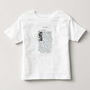 Royal Speech to both Houses of Parliament Toddler T-shirt