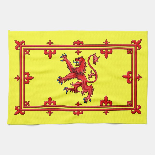 Royal Standard Of Scotland Kitchen Towel (Horizontal)