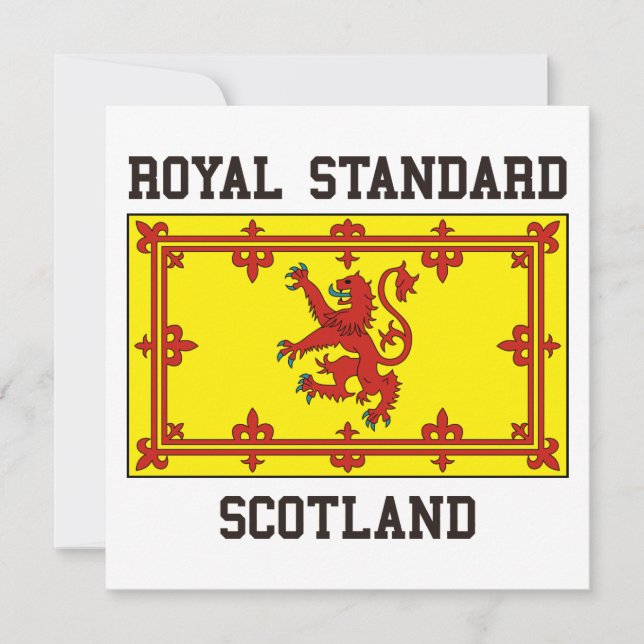 Royal Standard Scotland Invitation (Front)