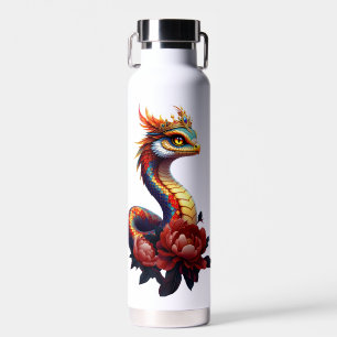Royal star serpent of the universe. water bottle