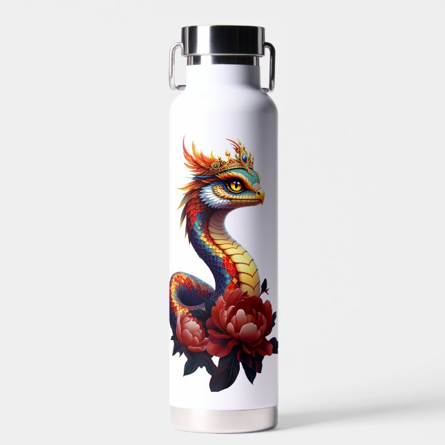 Royal star serpent of the universe.  water bottle (Front)