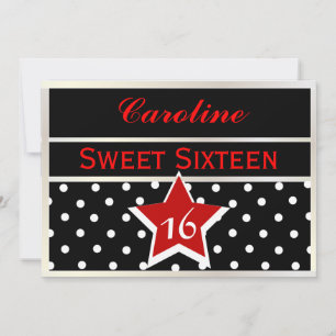 Royal Star Sweet Sixteen Invitation-Customize Invitation
