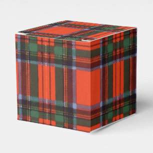 Royal Stewart clan Plaid Scottish tartan Favor Box