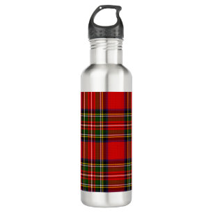 Royal Stewart Clan Tartan Plaid  710 Ml Water Bottle