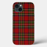 Royal Stewart Clan Tartan Plaid 