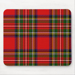 Royal Stewart Clan Tartan Plaid Mouse Pad