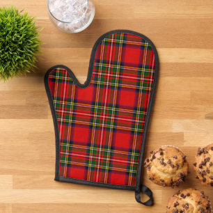 Royal Stewart Clan Tartan Plaid Oven Mitt